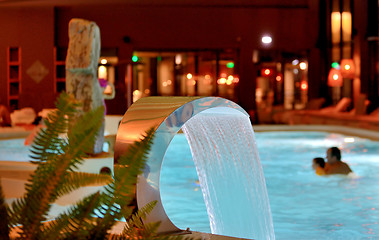 Image showing Relaxation pool in spa