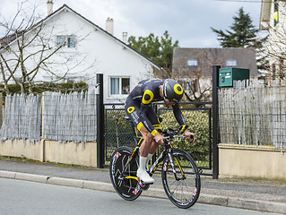 Image showing The Cyclist Adrien Petit - Paris-Nice 2016