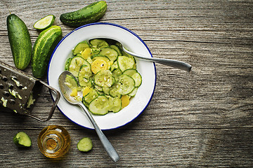 Image showing Cucumber salad