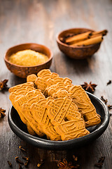 Image showing Christmas gingerberad cookies