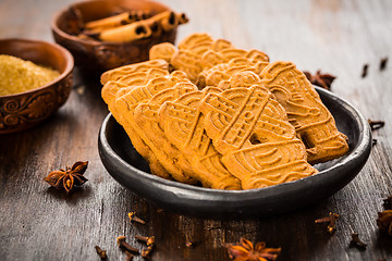 Image showing Christmas gingerberad cookies