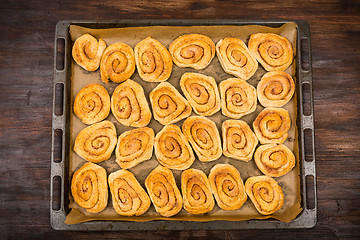 Image showing Homemade cinnamon rolls