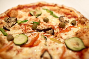 Image showing close up of pizza