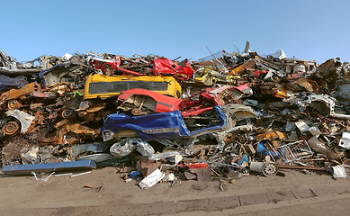Image showing Crashed Car Pile
