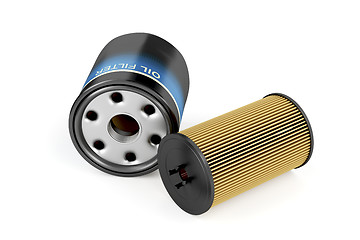 Image showing Oil filters