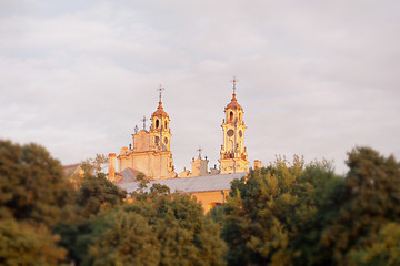 Image showing church on a hill