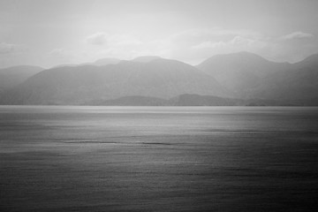 Image showing sea and mountains landscape