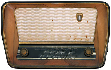 Image showing Old radio cutout