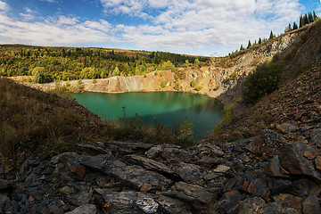 Image showing Blue lake in Altai