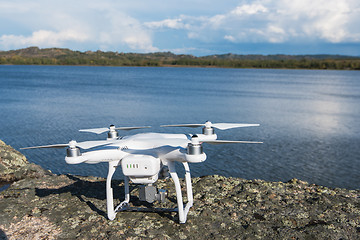 Image showing The drone copter with digital camera