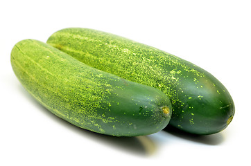 Image showing Fresh green cucumber