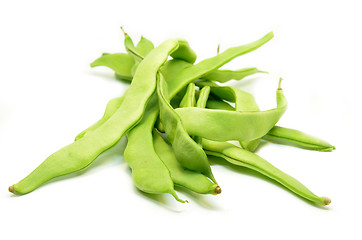 Image showing Fresh green hyacinth beans