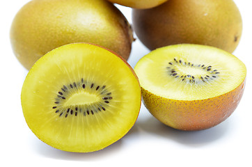 Image showing Yellow gold kiwi fruit