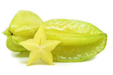 Image showing Star fruit carambola or star apple