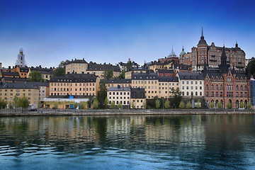 Image showing Beautiful view of Sodermalm district in Stockholm, Sweden