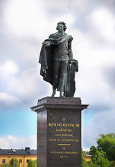 Image showing Statue of Konung Gustaf III in Stockholm, Sweden.