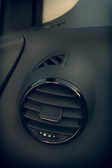 Image showing Details of air conditioning in modern car