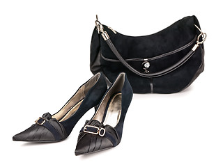 Image showing Shoes and handbag
