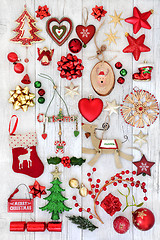 Image showing Festive Christmas Decorations