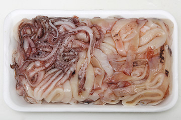 Image showing Frozen squid