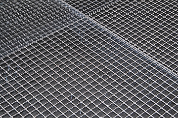 Image showing Industrial floor grating