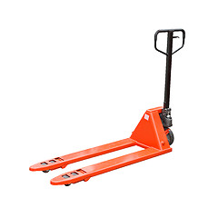 Image showing Pallet jack isolated