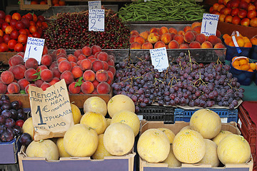 Image showing Fruits and veggies