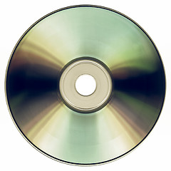 Image showing Vintage looking CD DVD