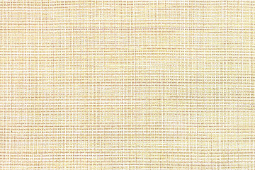 Image showing Fabric coarse weaving yellow