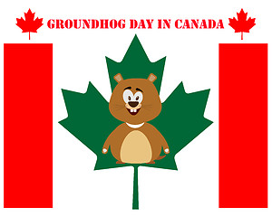 Image showing Groundhog Day in Canada