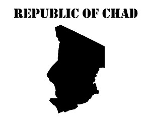 Image showing Map of the Republic of Chad