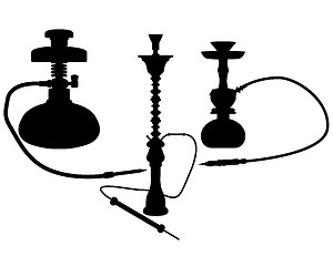 Image showing different type of hookah