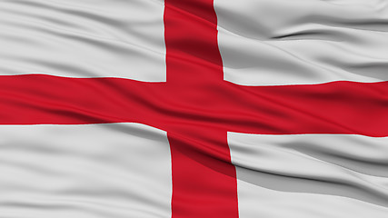 Image showing Closeup England Flag