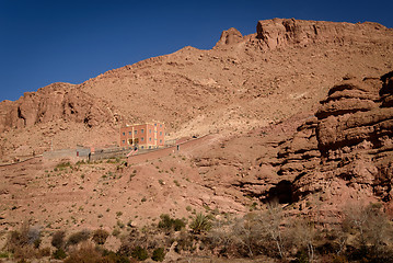 Image showing Village in the Atlas Mountains of Morocco