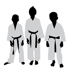 Image showing Karate kids