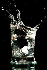 Image showing alcohol splash