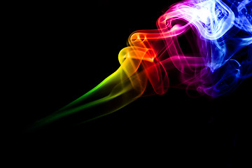 Image showing colored smoke