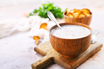 Image showing mushroom soup