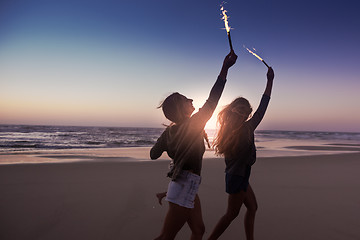 Image showing Beach Party