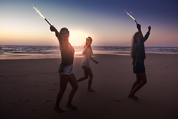 Image showing Beach Party