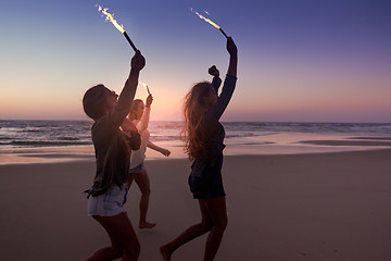 Image showing Beach Party