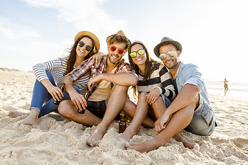 Image showing A day in the beach