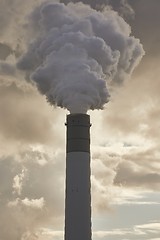 Image showing Smoking power plant