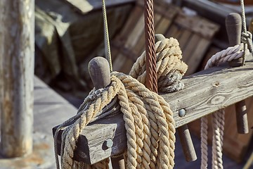 Image showing Old Boat Details