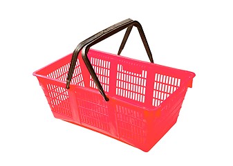 Image showing Shopping basket on white