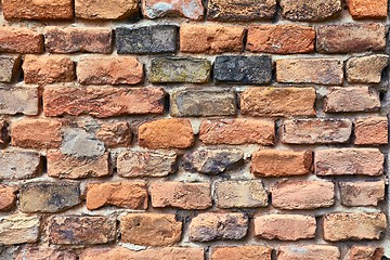 Image showing Brick Wall Closeup