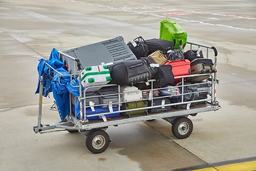 Image showing Bags at an airport