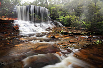 Image showing Weeping rock waterfall