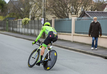 Image showing The Cyclist Pierre Rolland - Paris-Nice 2016