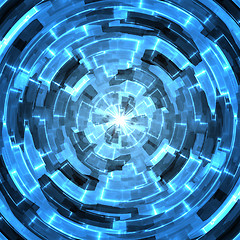 Image showing abstract radial background